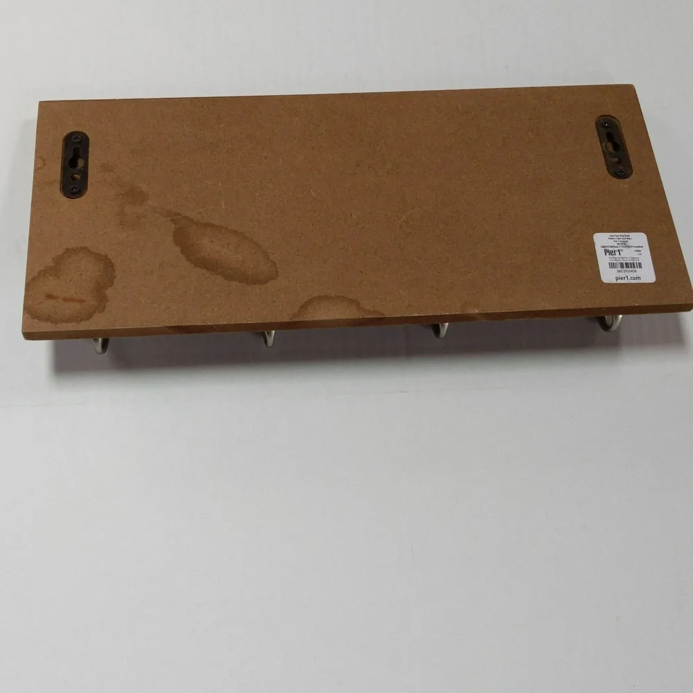 Key/coat hooks wall decor.